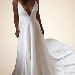 Wedding dress, White, Size 18W